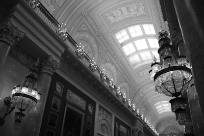 Interior room showcasing elegant plaster walls and tasteful decoration details.