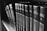 A row of hardcover books lined up on a shelf, featuring prominently displayed titles and authors on their spines. The image is captured in black and white, giving it a classic and timeless feel.