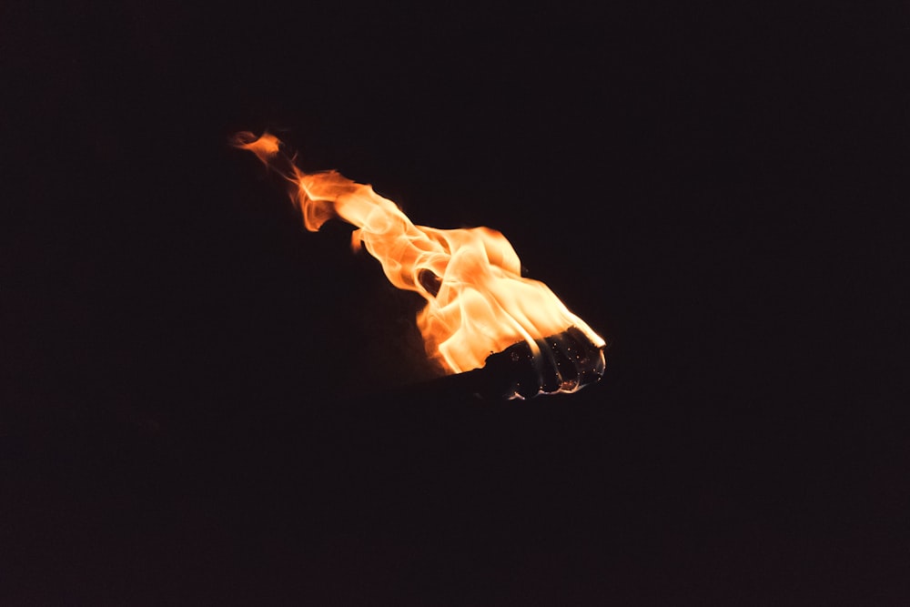 Torche avec feu