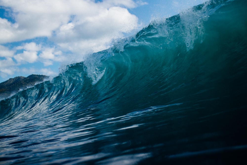 Fotografia em Time Lapse de Ondas Oceânicas