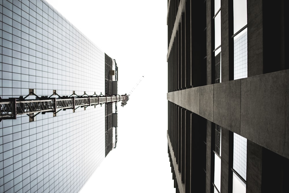 black glass building