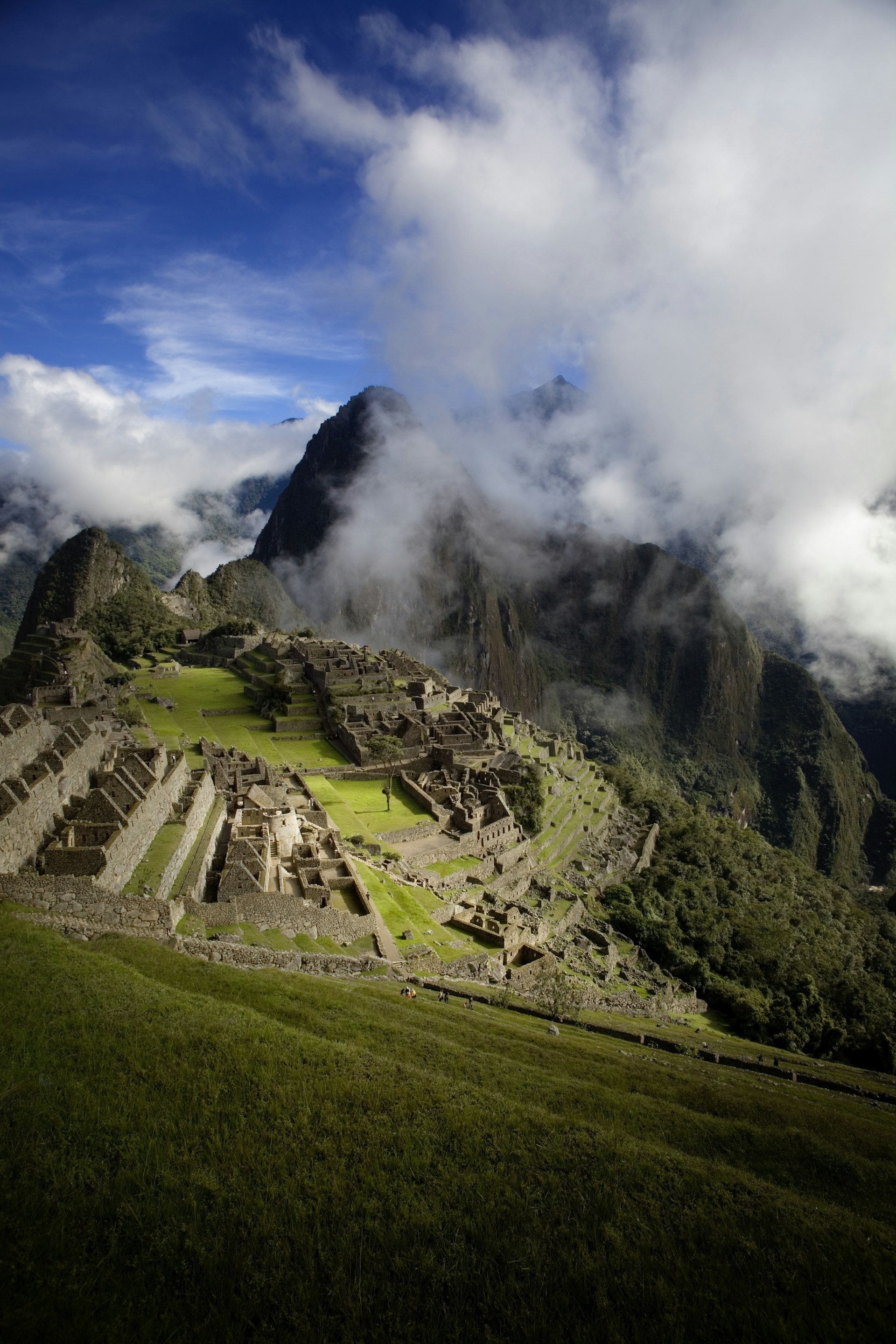 aerial view of mountains