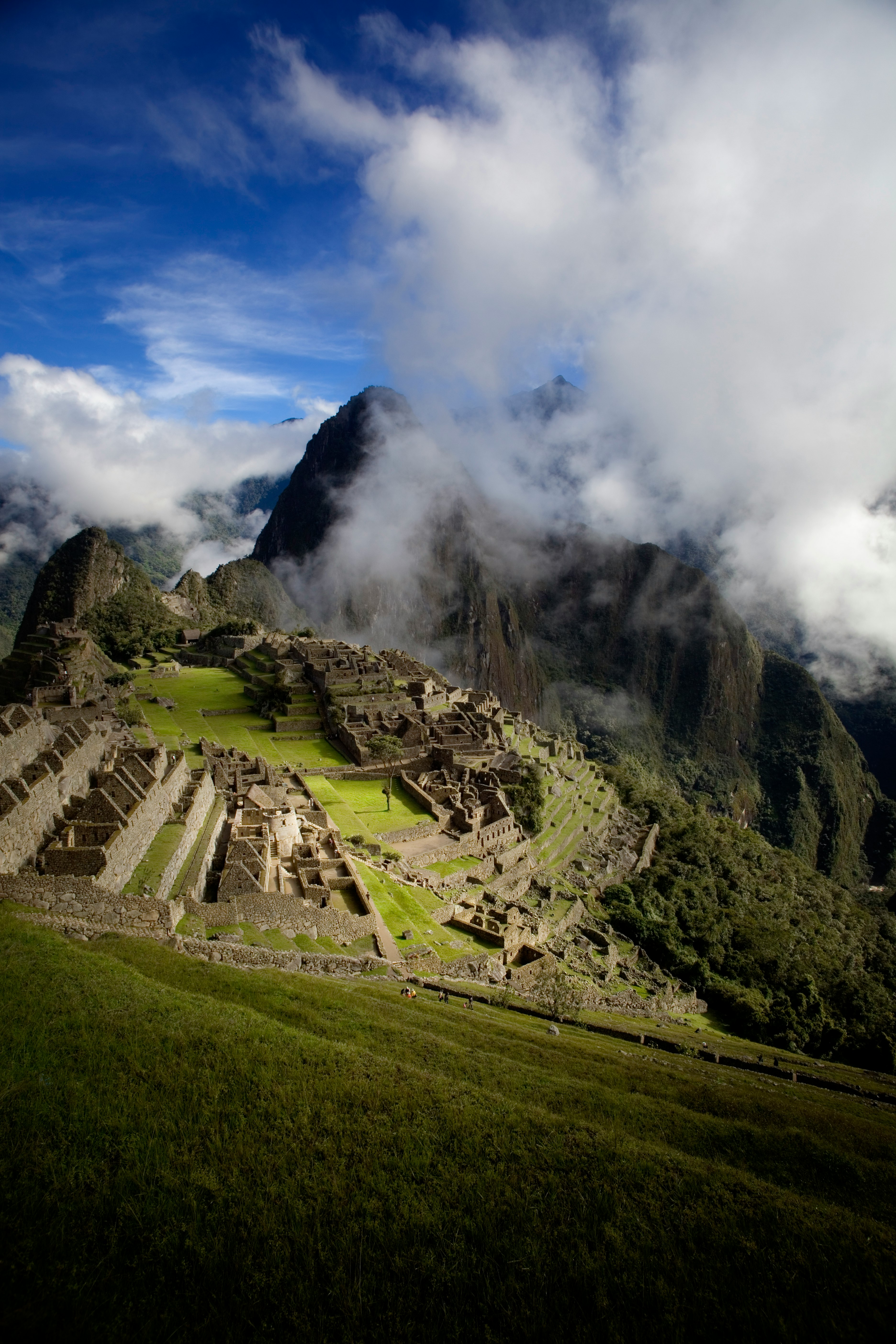 aerial view of mountains