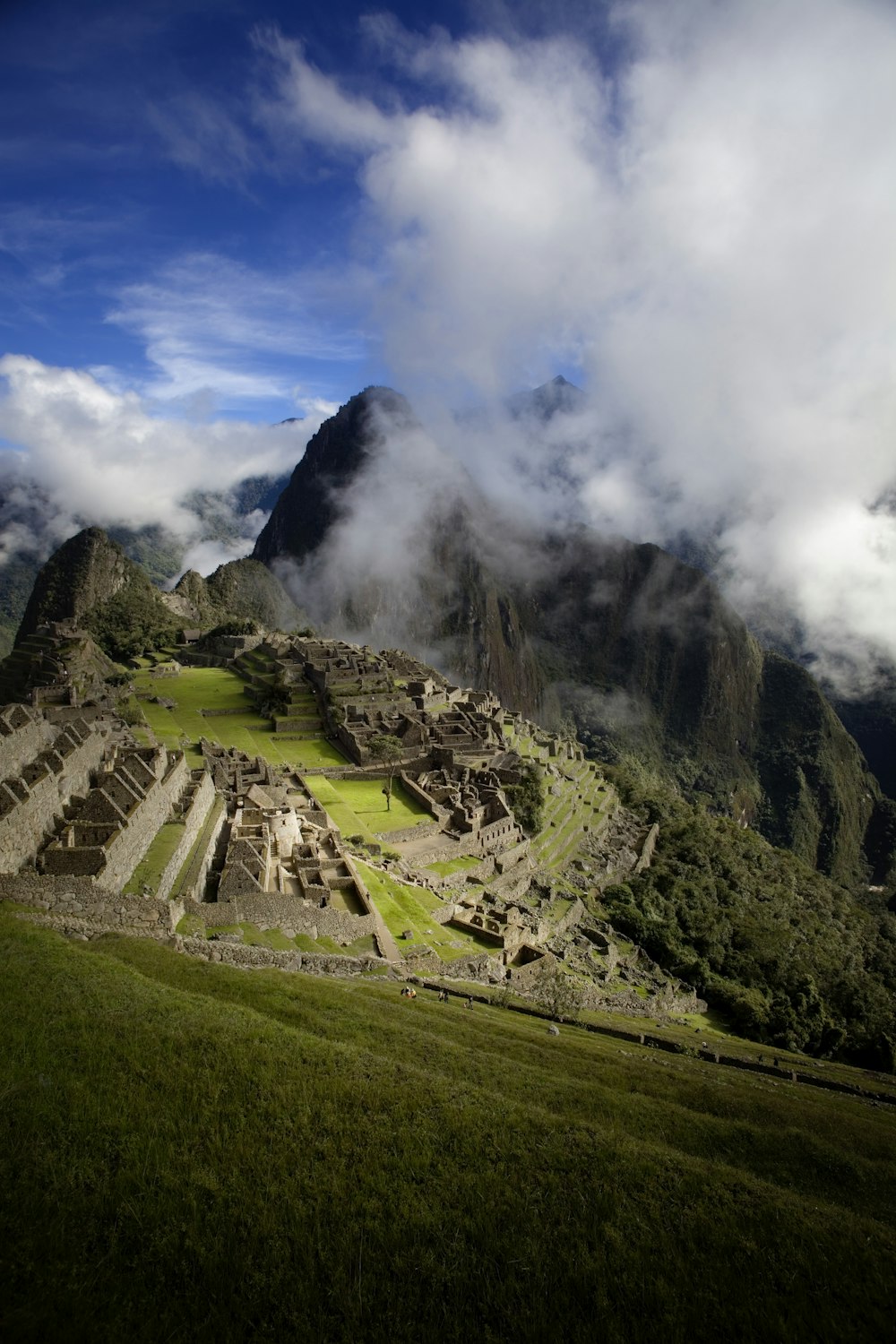 aerial view of mountains