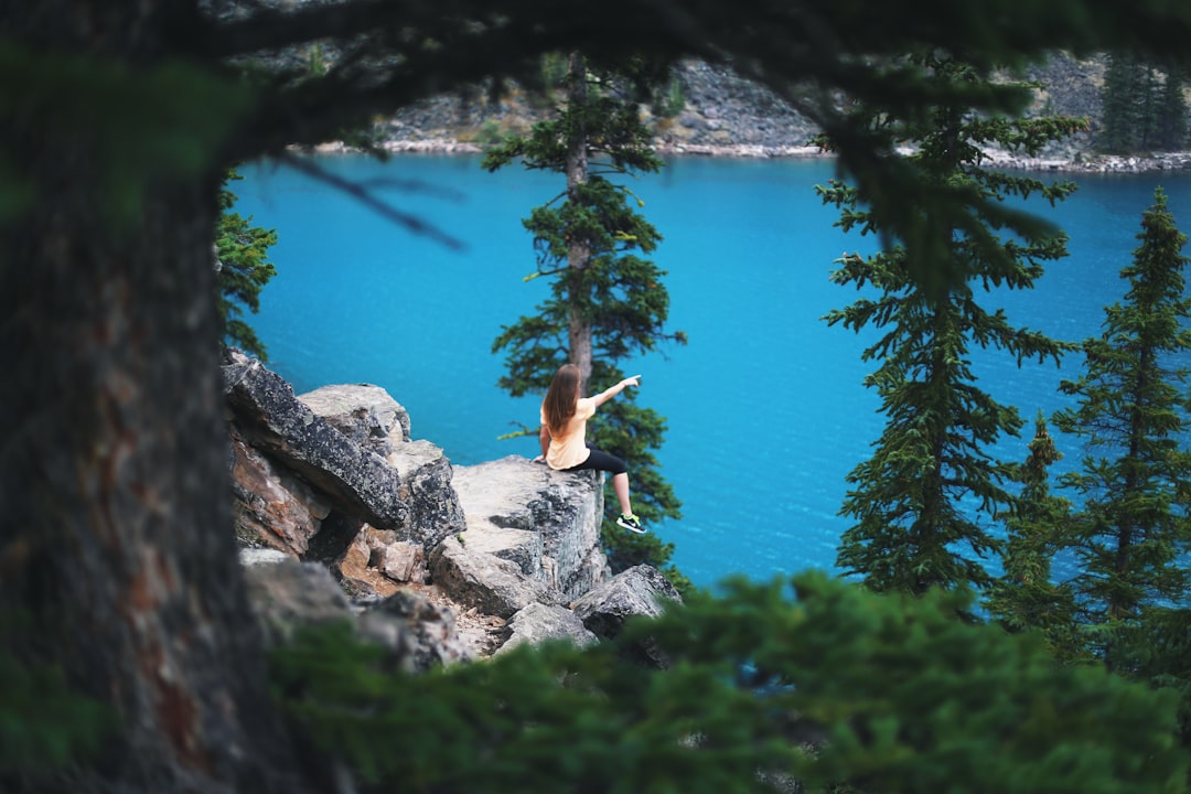 Tropical and subtropical coniferous forests photo spot Moraine Lake Banff,