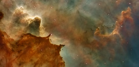 A luminous nebula — the cosmic source of all energy
