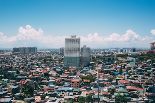 aerial view of city at daytime