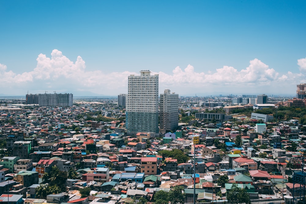 aerial view of city at daytime