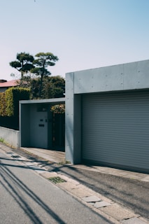 Finished concrete driveway with clean, sharp edges in a suburban home