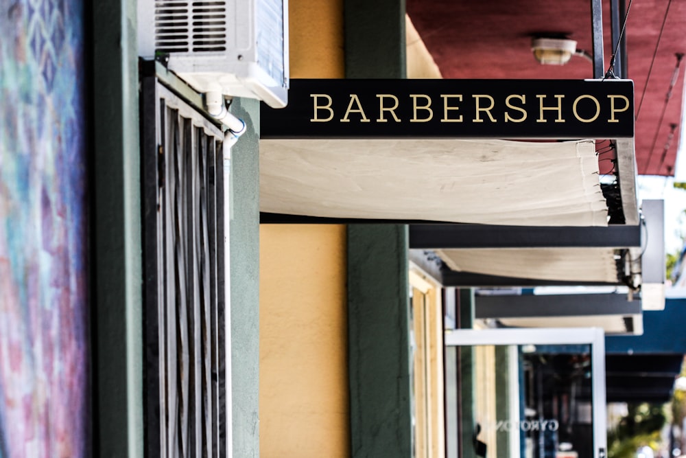 Barbershop-Beschilderung