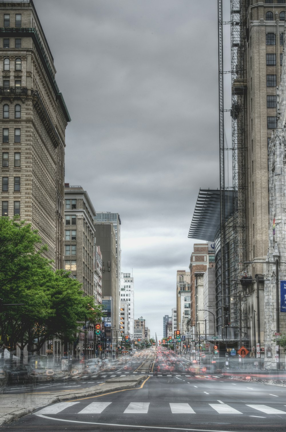 gray buildings