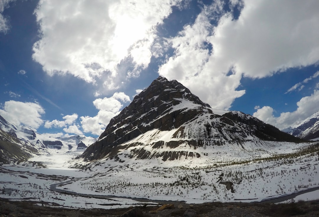 Mountain range photo spot Mount Robson Athabasca Falls