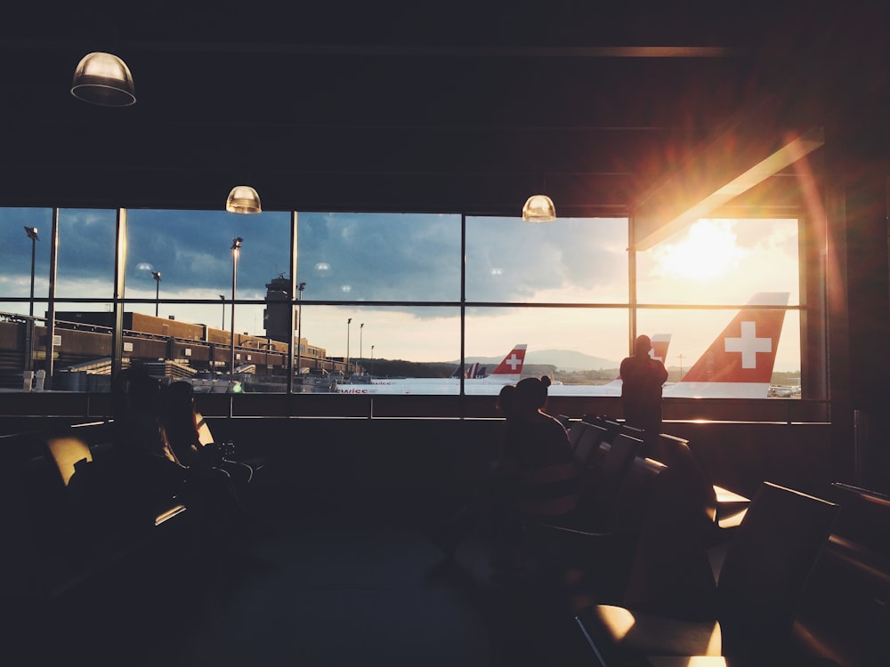 people inside airport