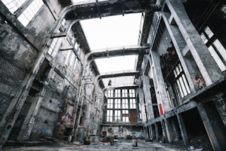 architectural photography of gray house