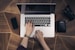 person using MacBook Pro