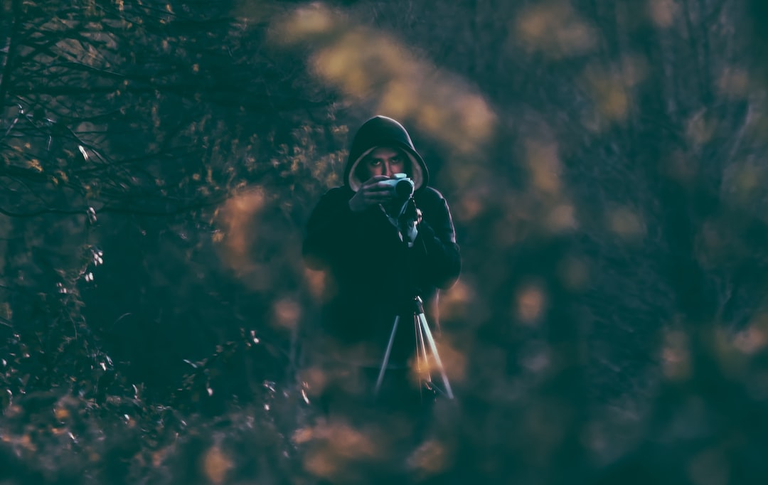 photography of person standing outdoor