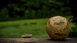 shallow focus photography of baseball