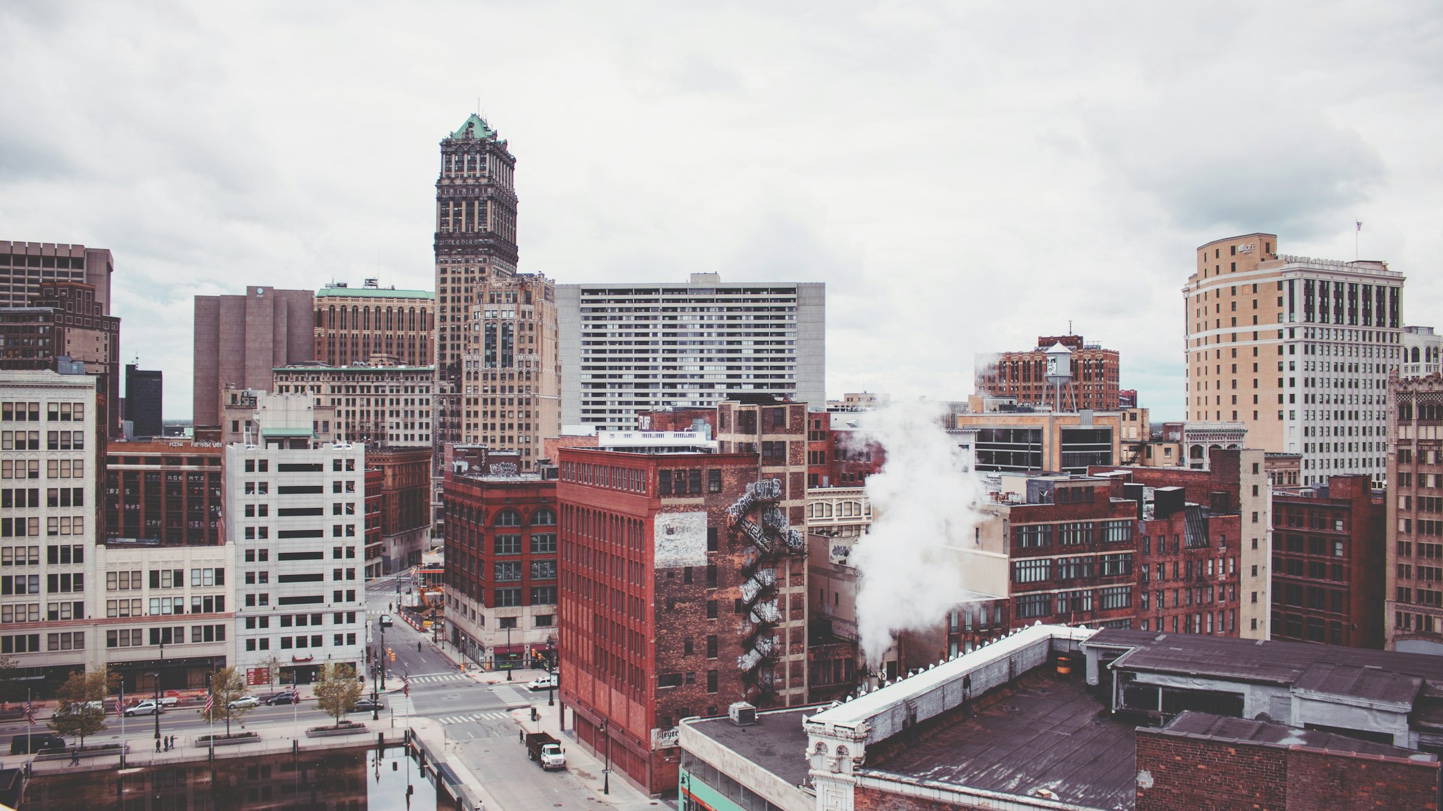 Cityscape of Detroit