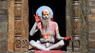 Guru Man Meditating
