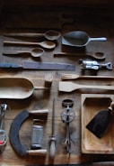 A collection of various machinery for food preparation.
