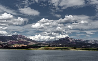 landscape photography of mountain awe-inspiring google meet background