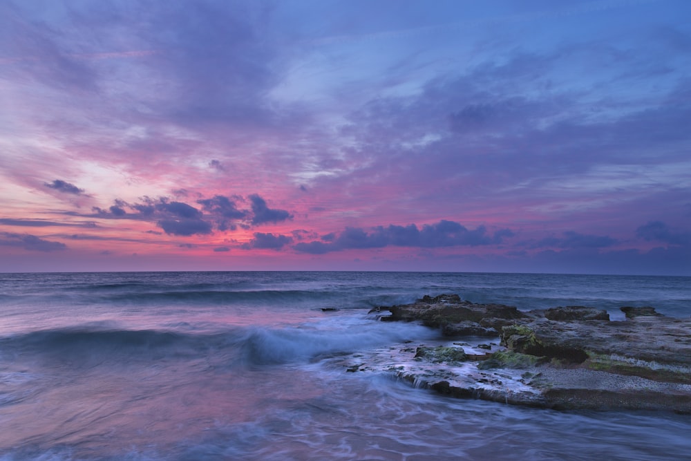 aerial photography of ocean