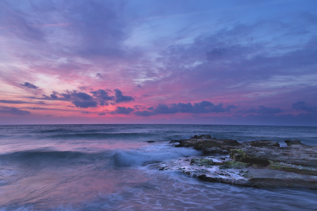 aerial photography of ocean,