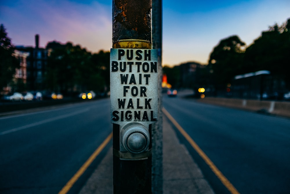 push button print post