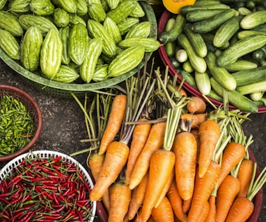 bundle of assorted vegetable lot