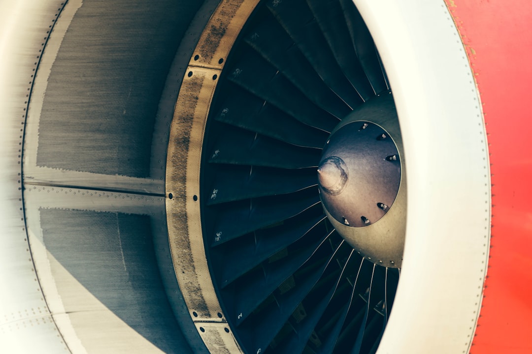 airplane turbo fan,