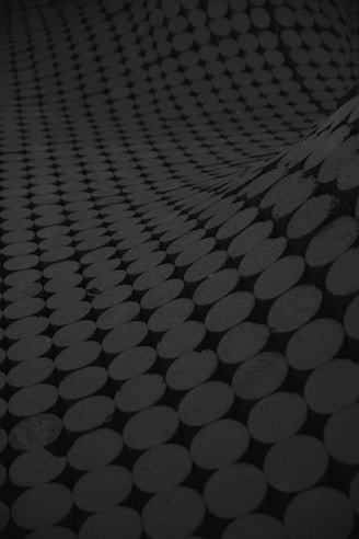 black and gray dotted surface