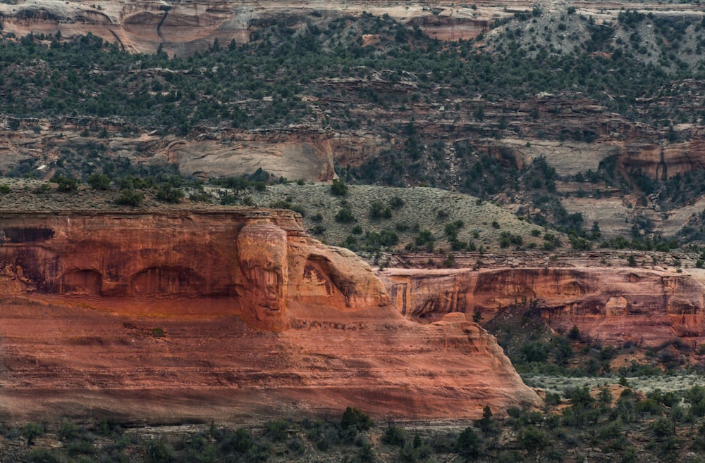 Landschaftsfotografie von Gesteinsformationen