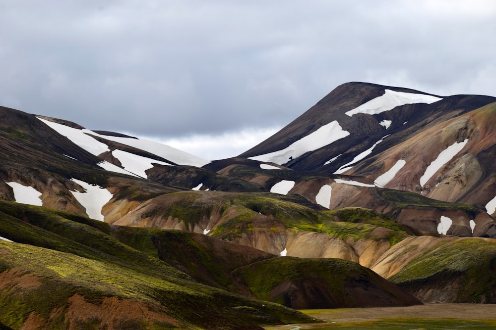 photo of brown mountains