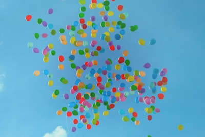 balloon on sky fun google meet background