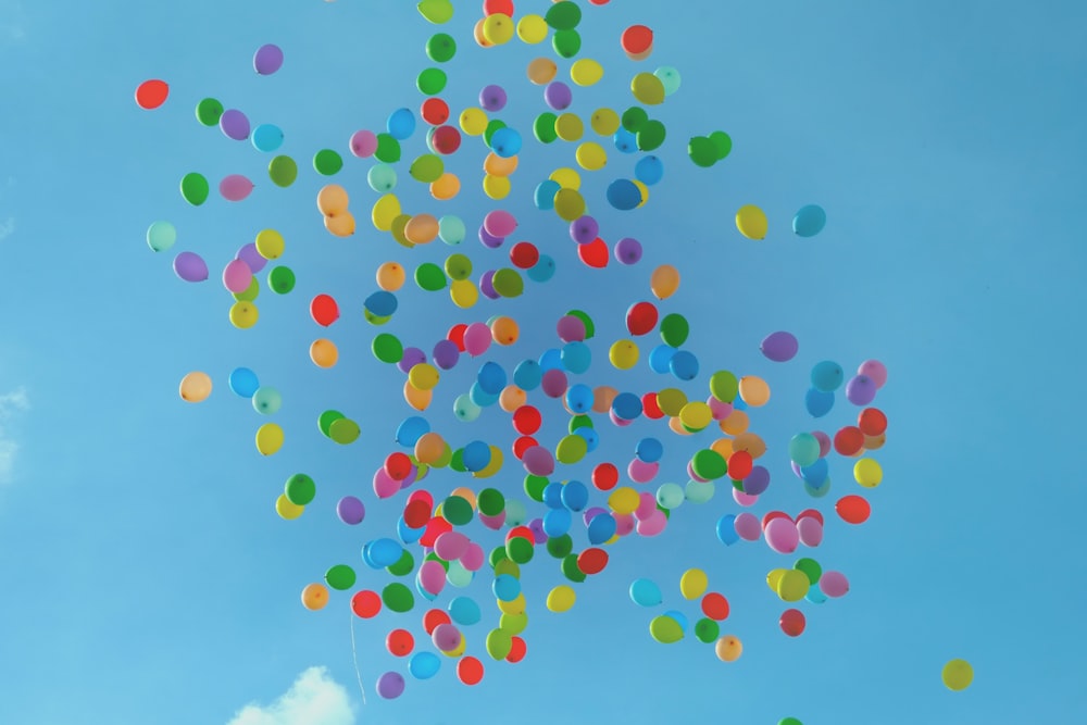 balão no céu