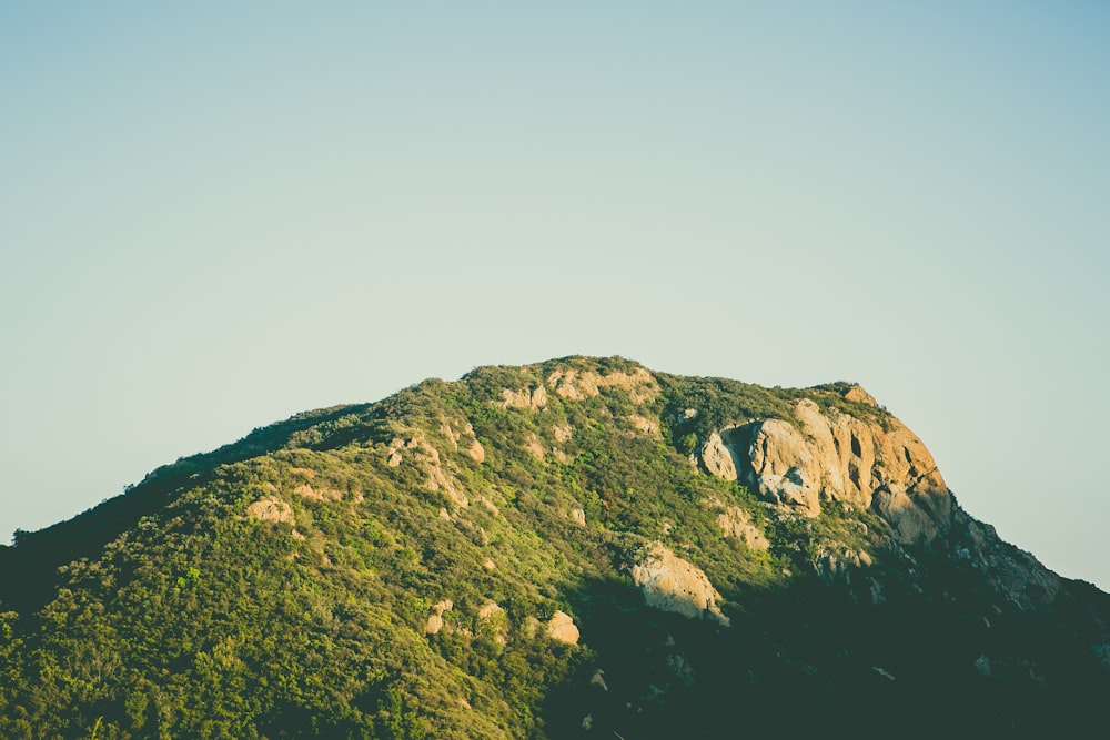 green mountain during daytime