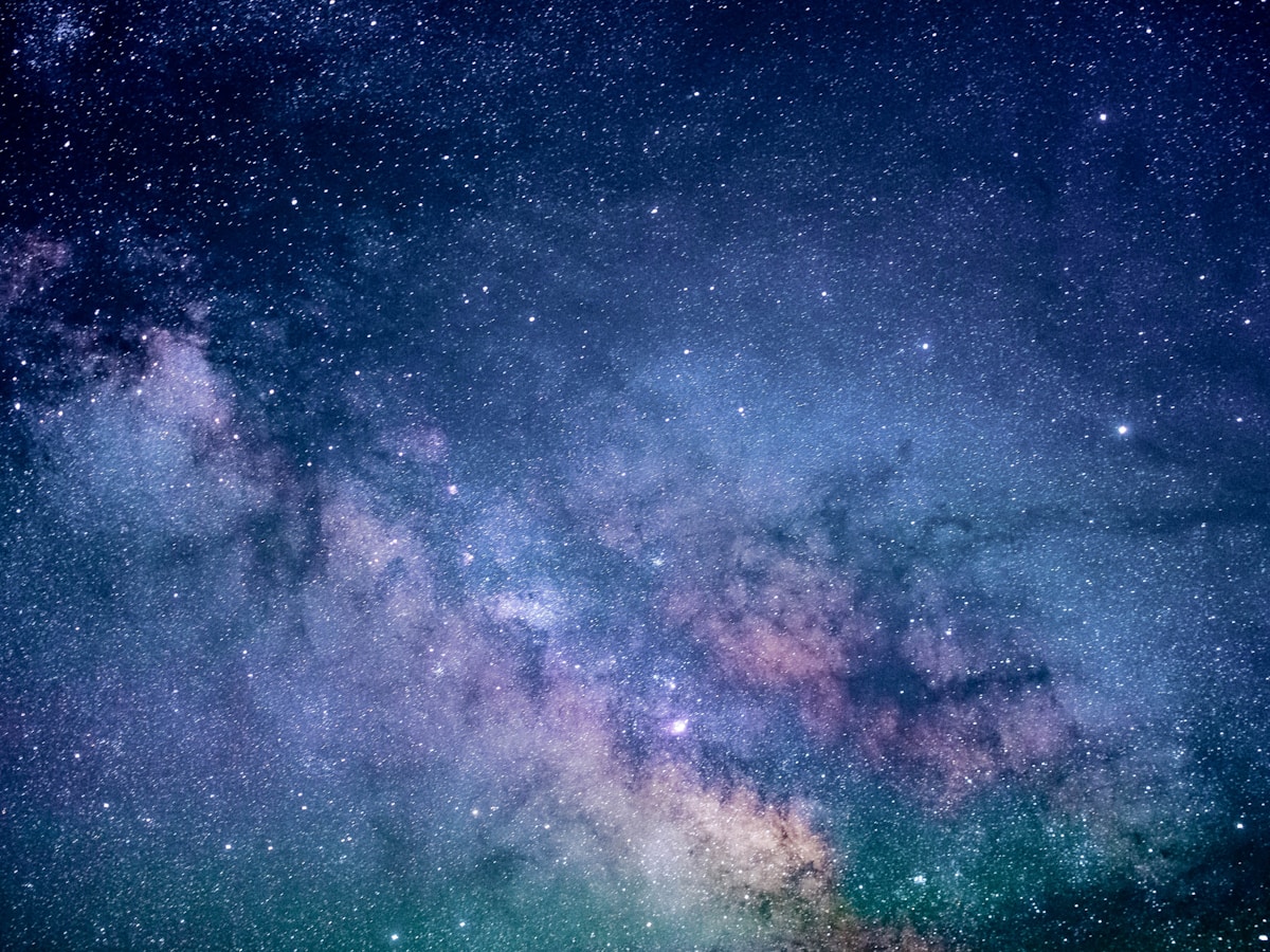 eventos astronómicos, septiembre, blue and purple galaxy digital wallpaper