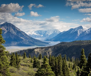 green mountain across body of water