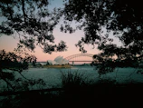 A panoramic view of Sydney's skyline at dusk, symbolizing our Australian roots.