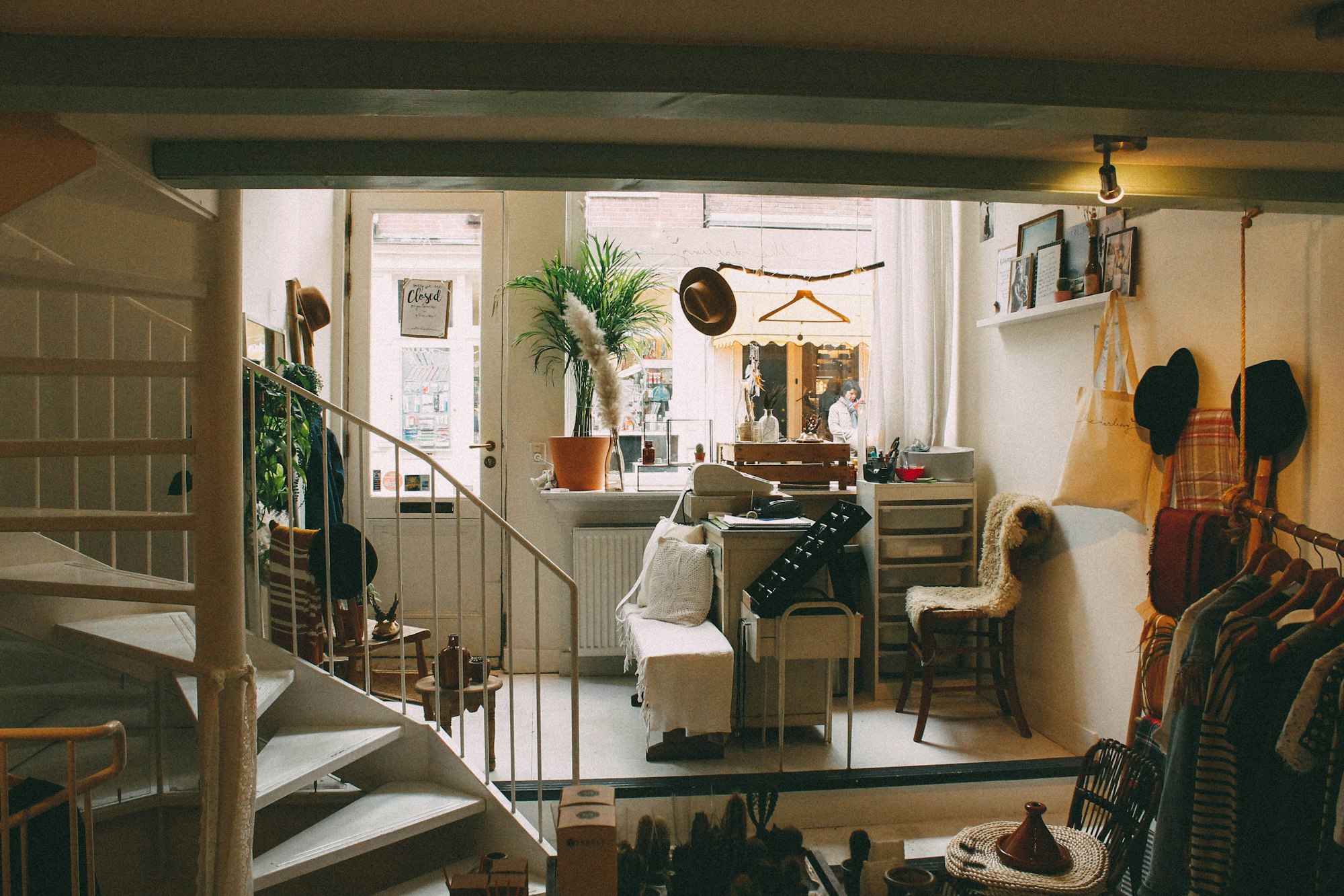 Small Amsterdam storefront.