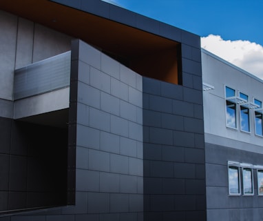 black and gray concrete building