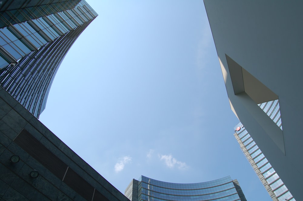 low angle photo of concrete building