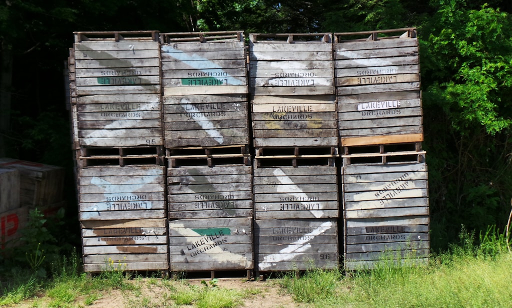 Wooden Crate Box