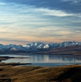 landscape photography of lake and mountain