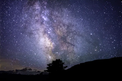 夜空に輝く星々