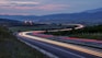 time lapsed photography of asphalt road