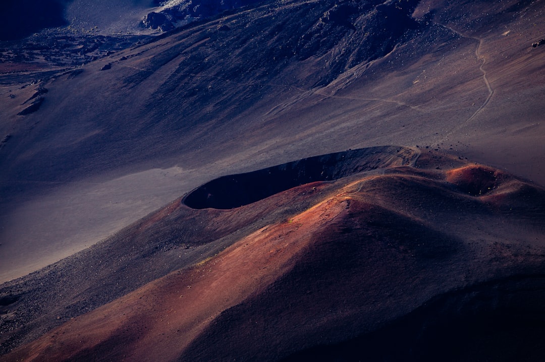 aerial view of mountain