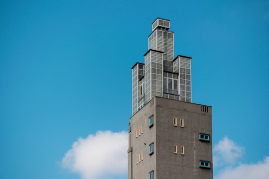 gray concrete building during daytime in Albinmüller-Turm Germany