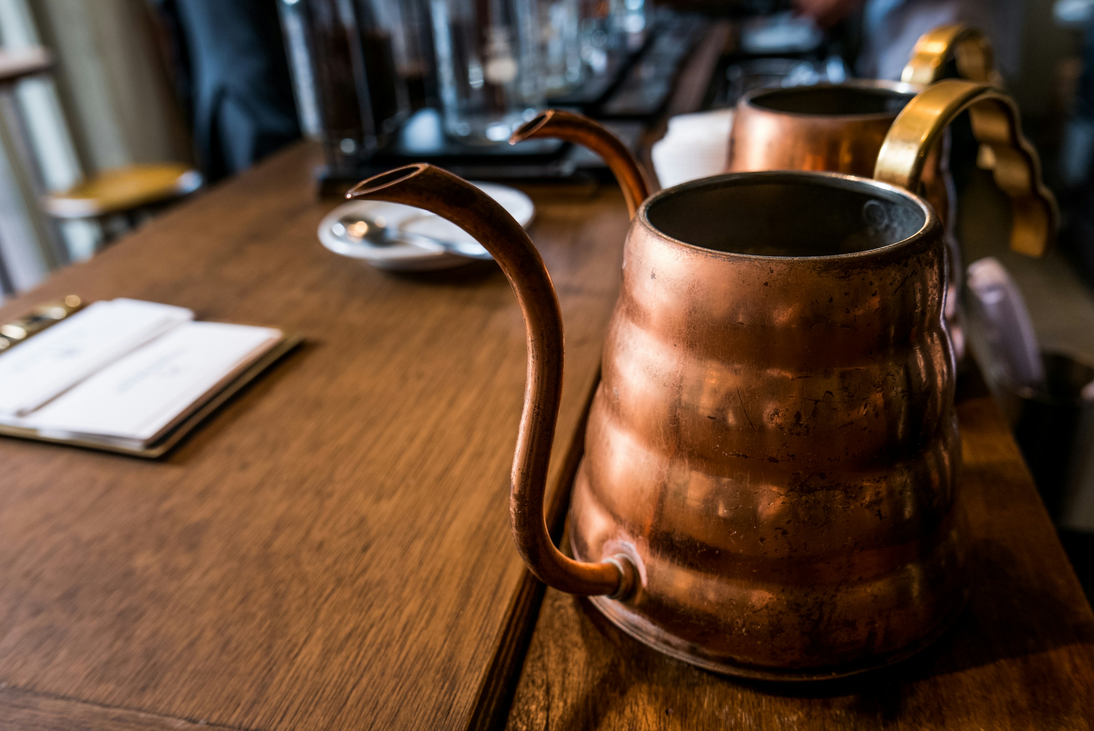 Copper tea kettles