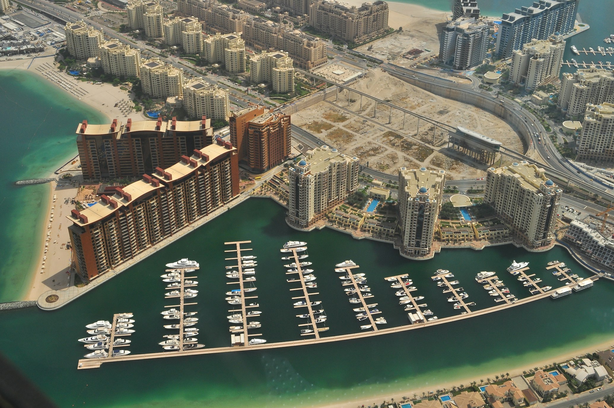 Dubai Port Aerial